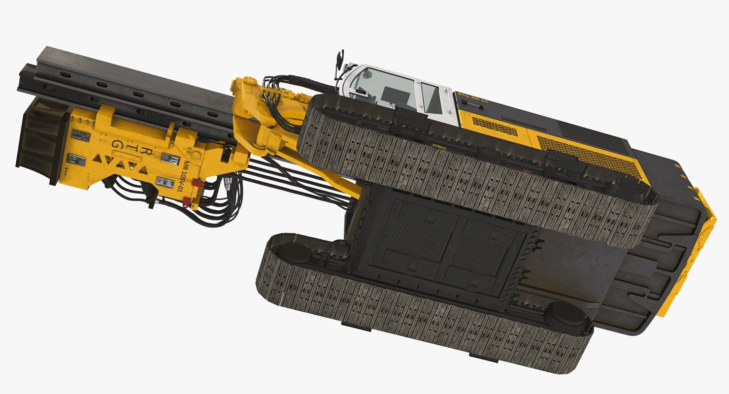 3D model Bauer RG16T Pile Driver Folded