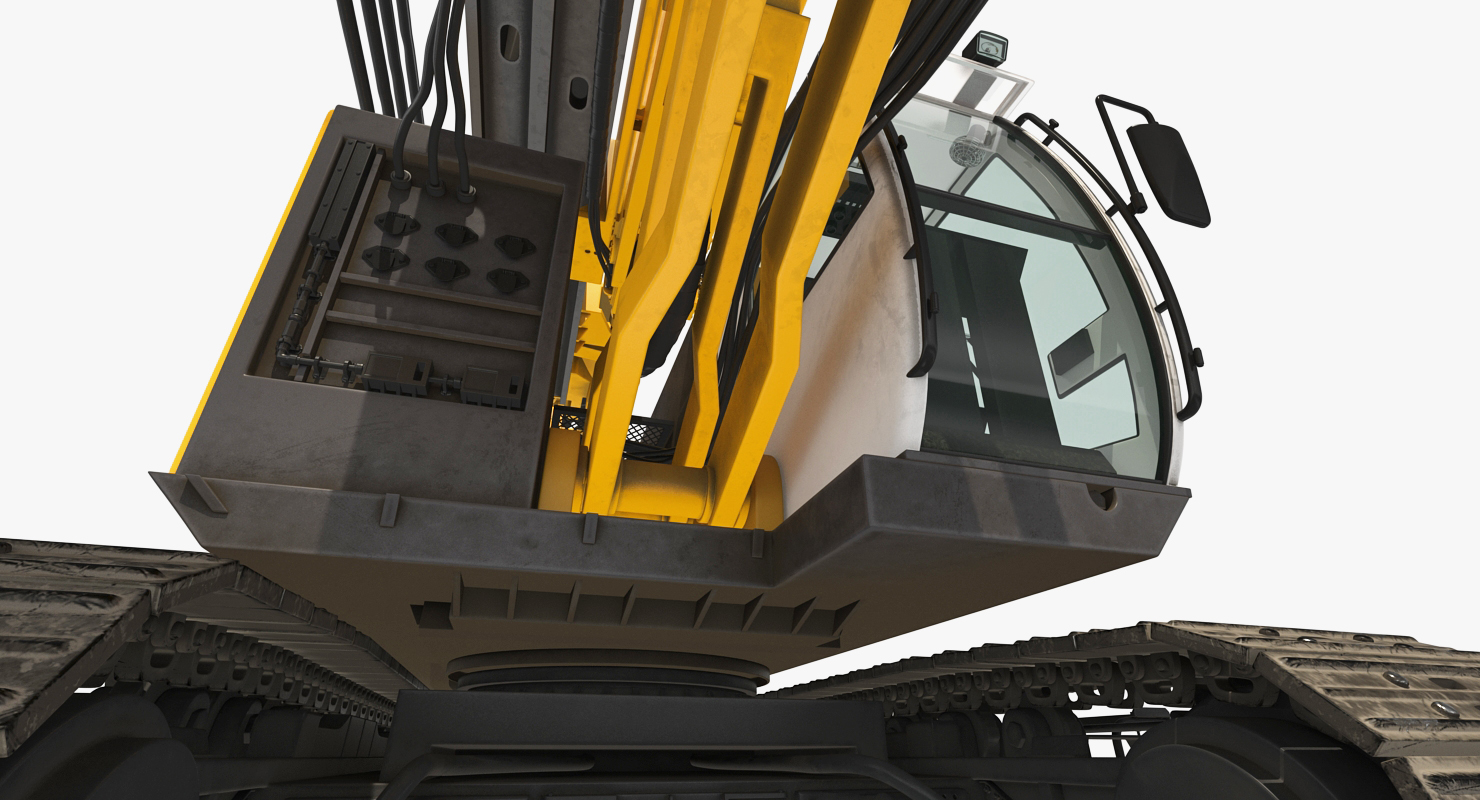 3D model Bauer RG16T Pile Driver Folded