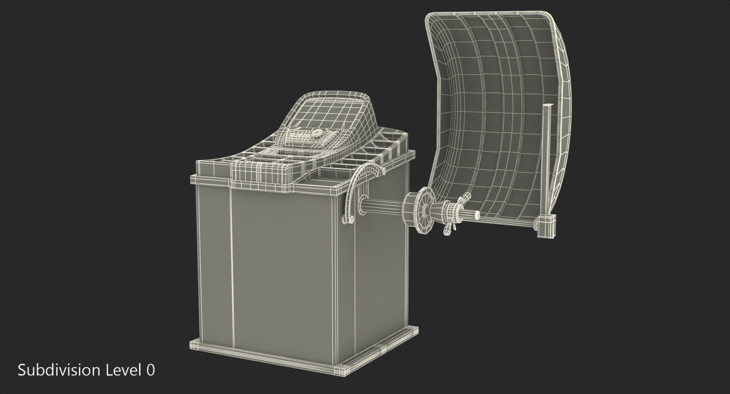 Fully Atomatic Wheel Balancer 3D model