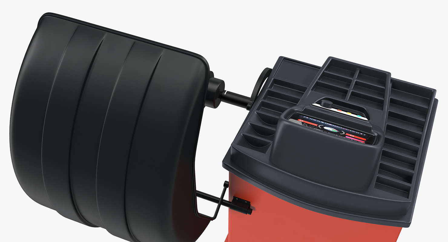 Fully Atomatic Wheel Balancer 3D model