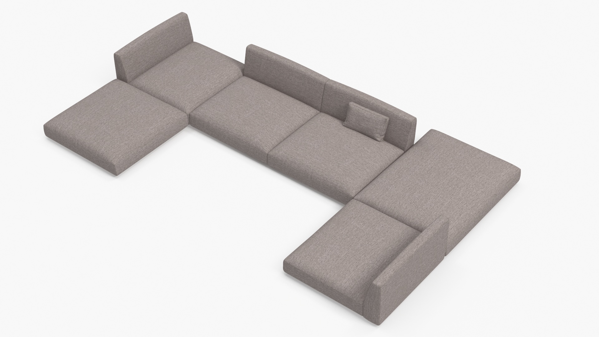 Minimalist Lounge Sofa 3D