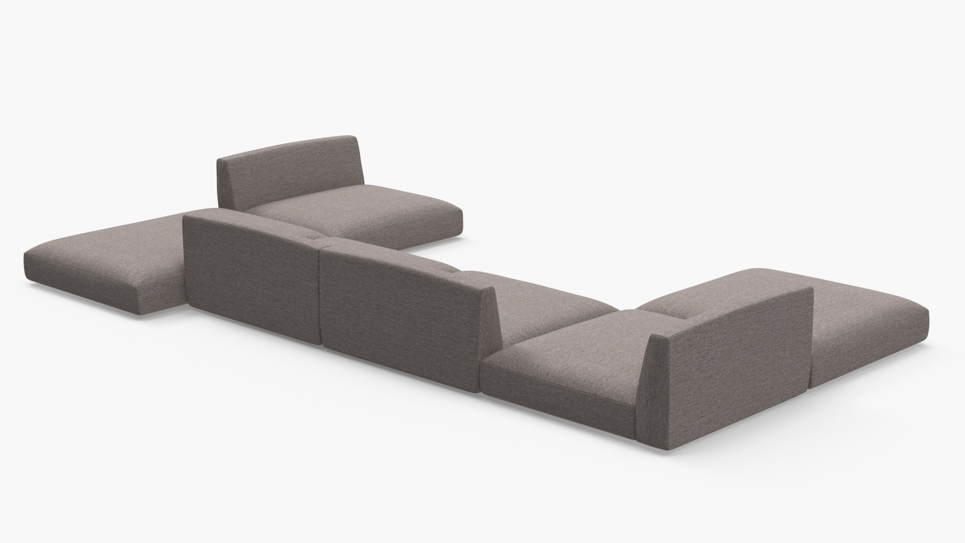 Minimalist Lounge Sofa 3D