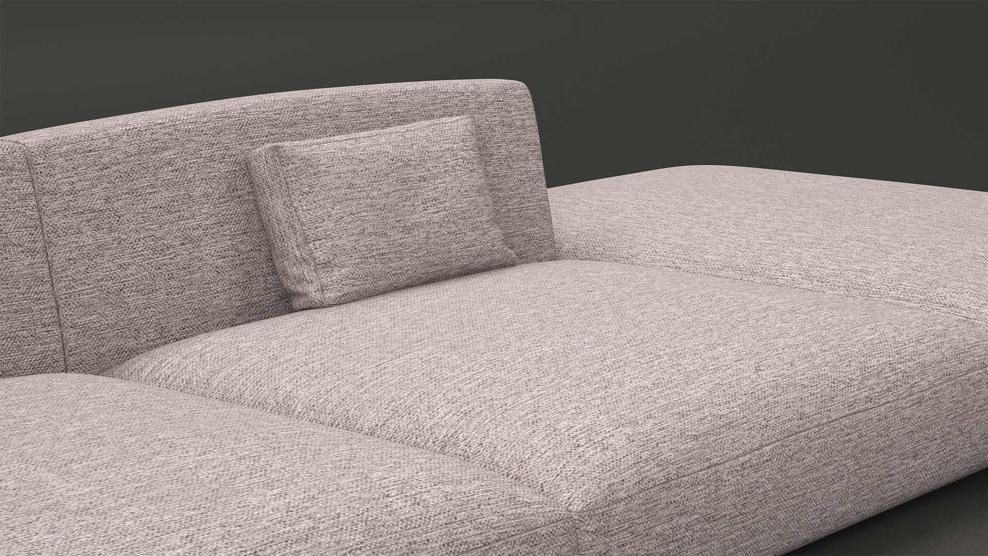 Minimalist Lounge Sofa 3D