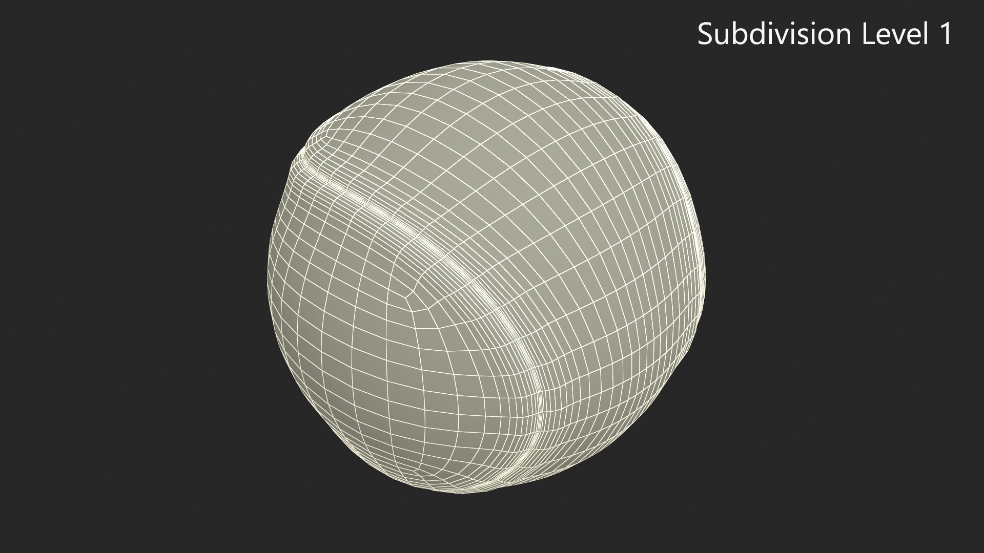 3D Stitched Baseball Ball 1870-1900s model