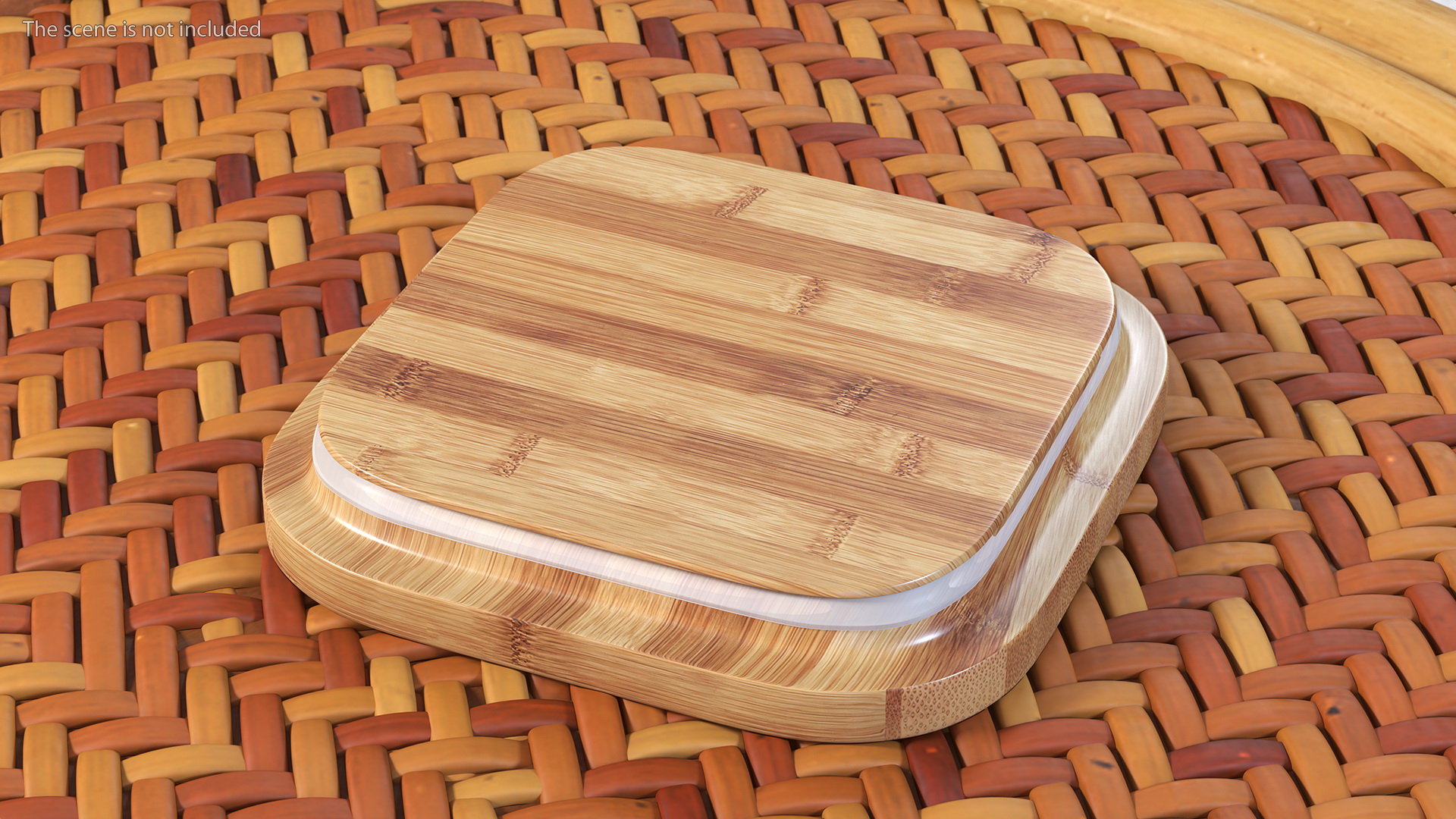 3D model Glass Food Storage Containers with Bamboo Lids Set