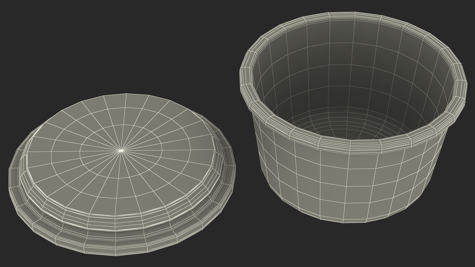 3D model Glass Food Storage Containers with Bamboo Lids Set