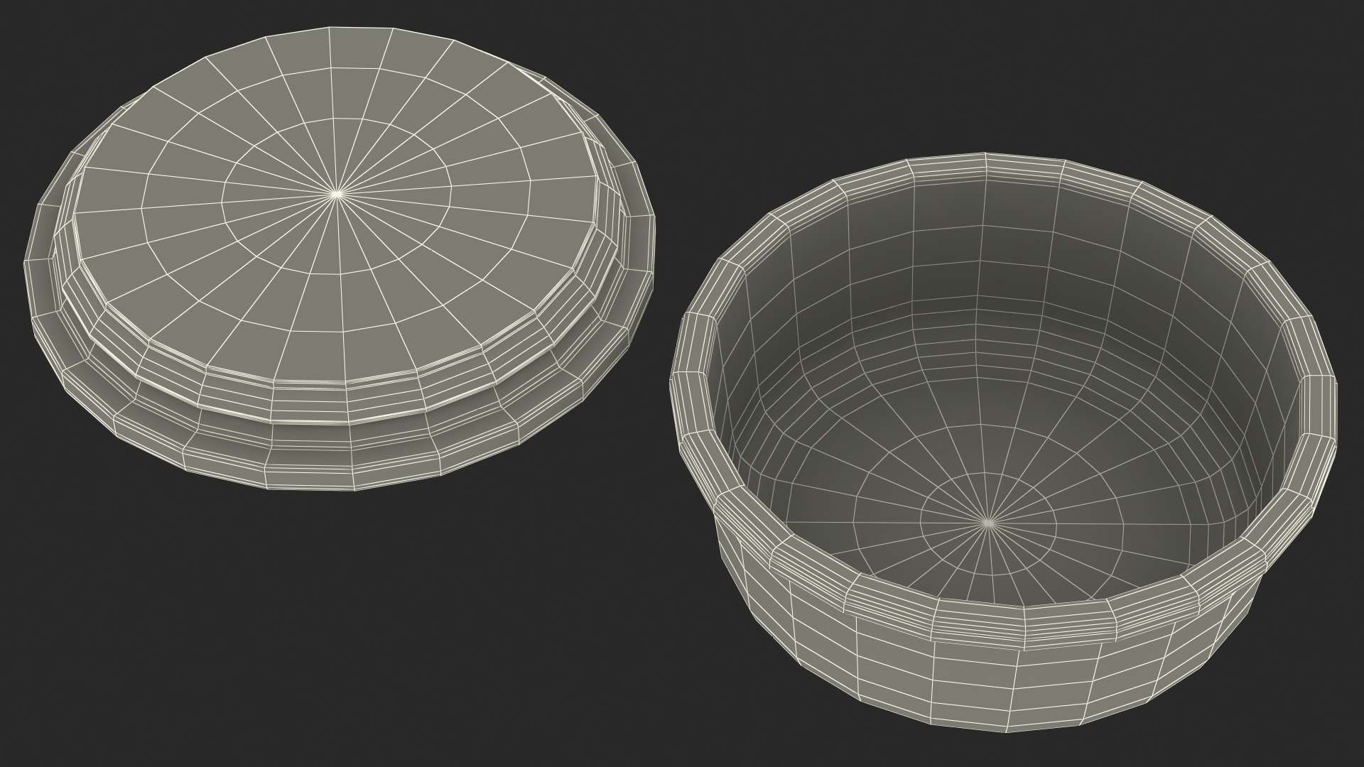 3D model Glass Food Storage Containers with Bamboo Lids Set