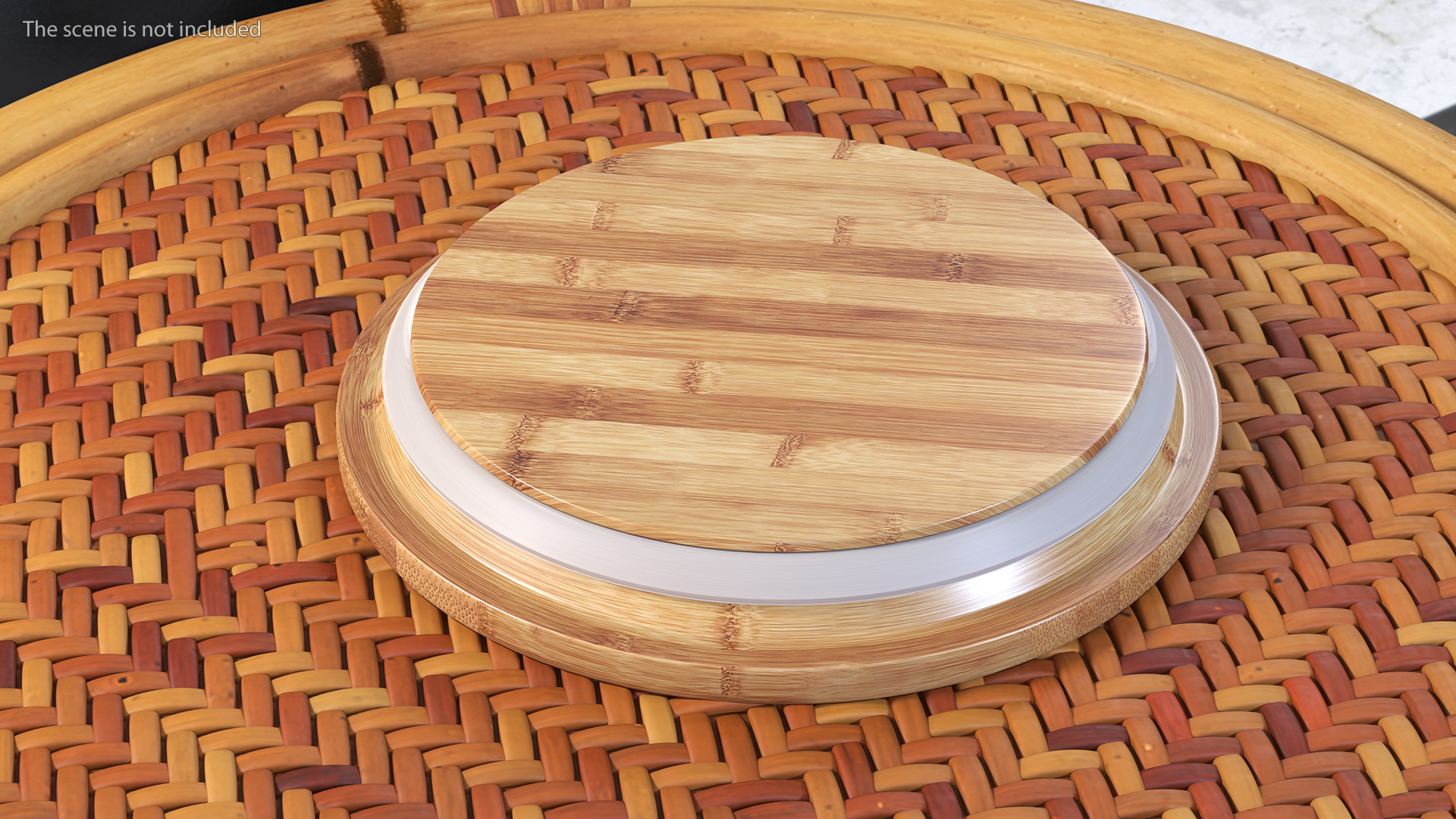 3D model Glass Food Storage Containers with Bamboo Lids Set