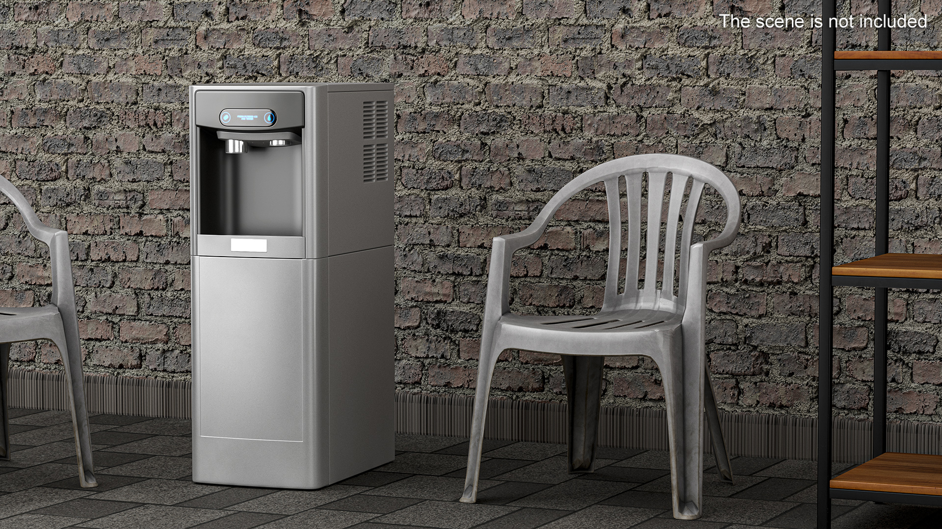 3D Freestanding Water Dispenser model