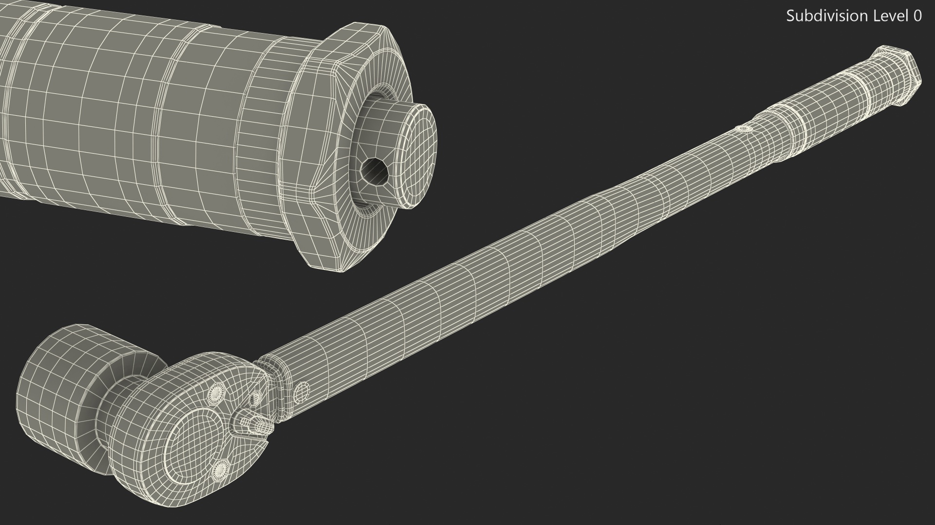 Tekton 20mm Drive Click Torque Wrench 3D