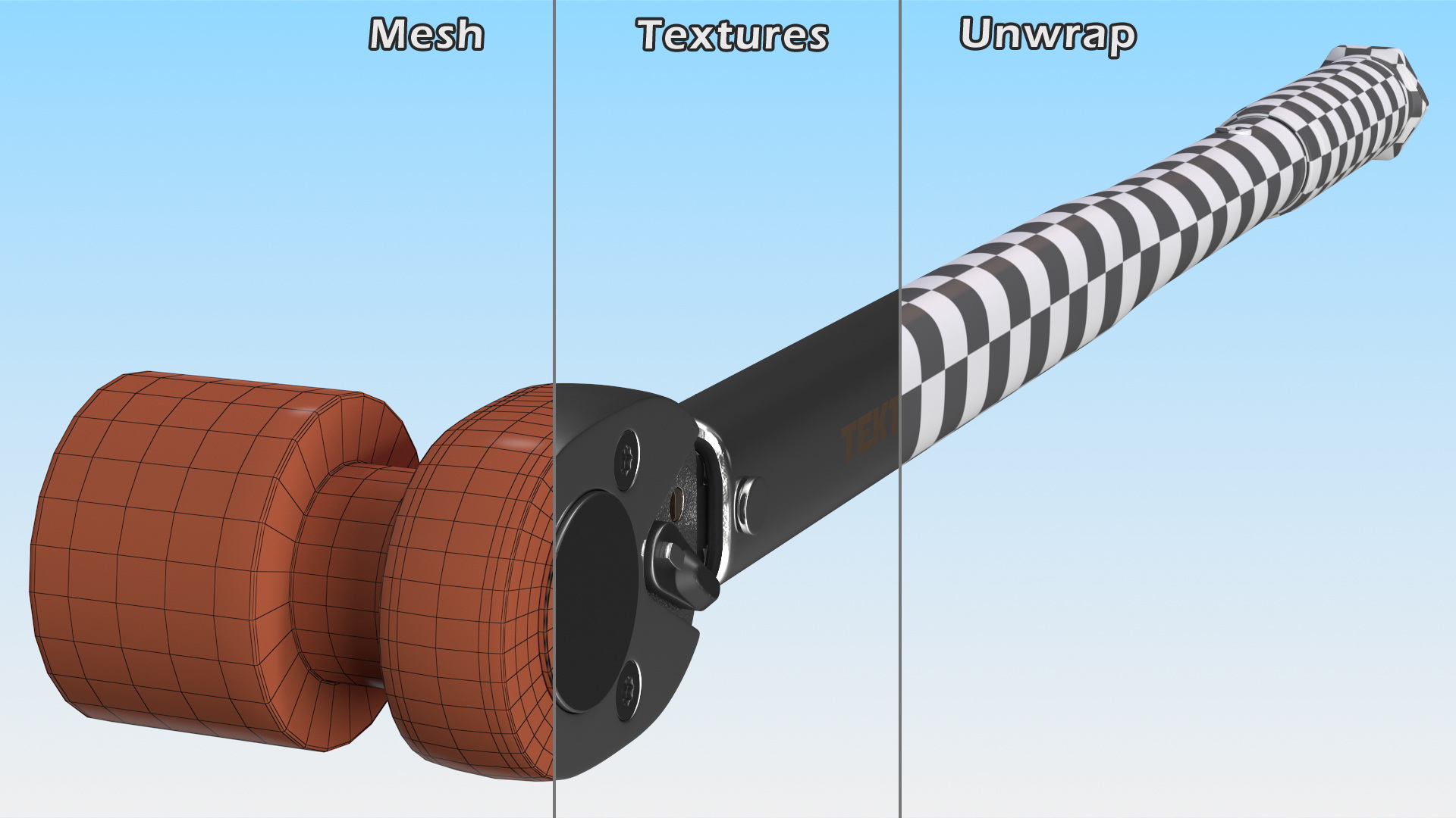 Tekton 20mm Drive Click Torque Wrench 3D