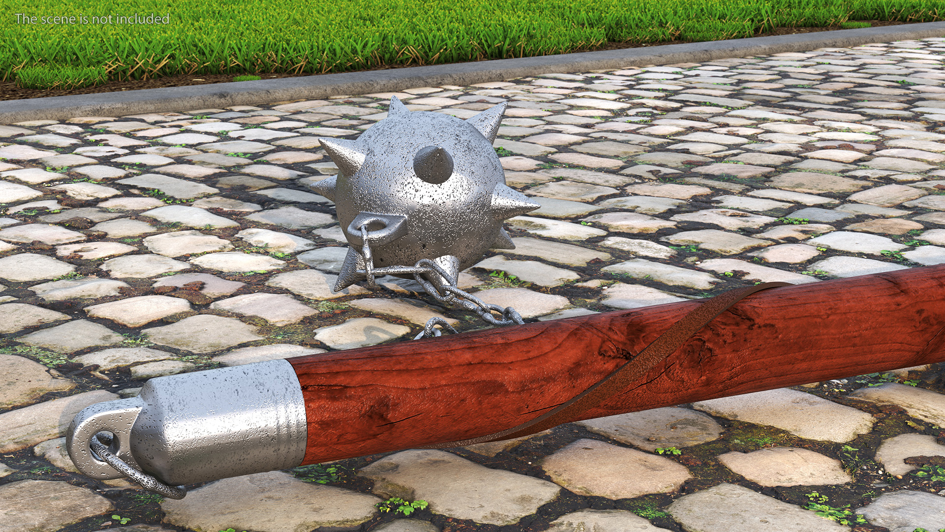 3D Single Ball Medieval Flail