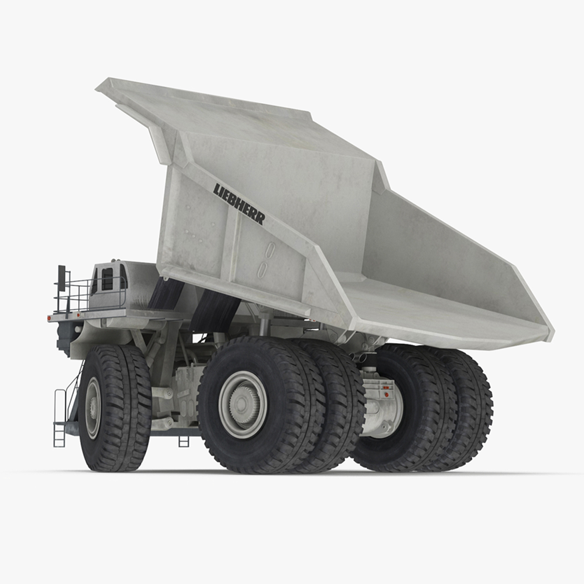 Liebherr T 282B Haul Truck Rigged for Cinema 4D 3D