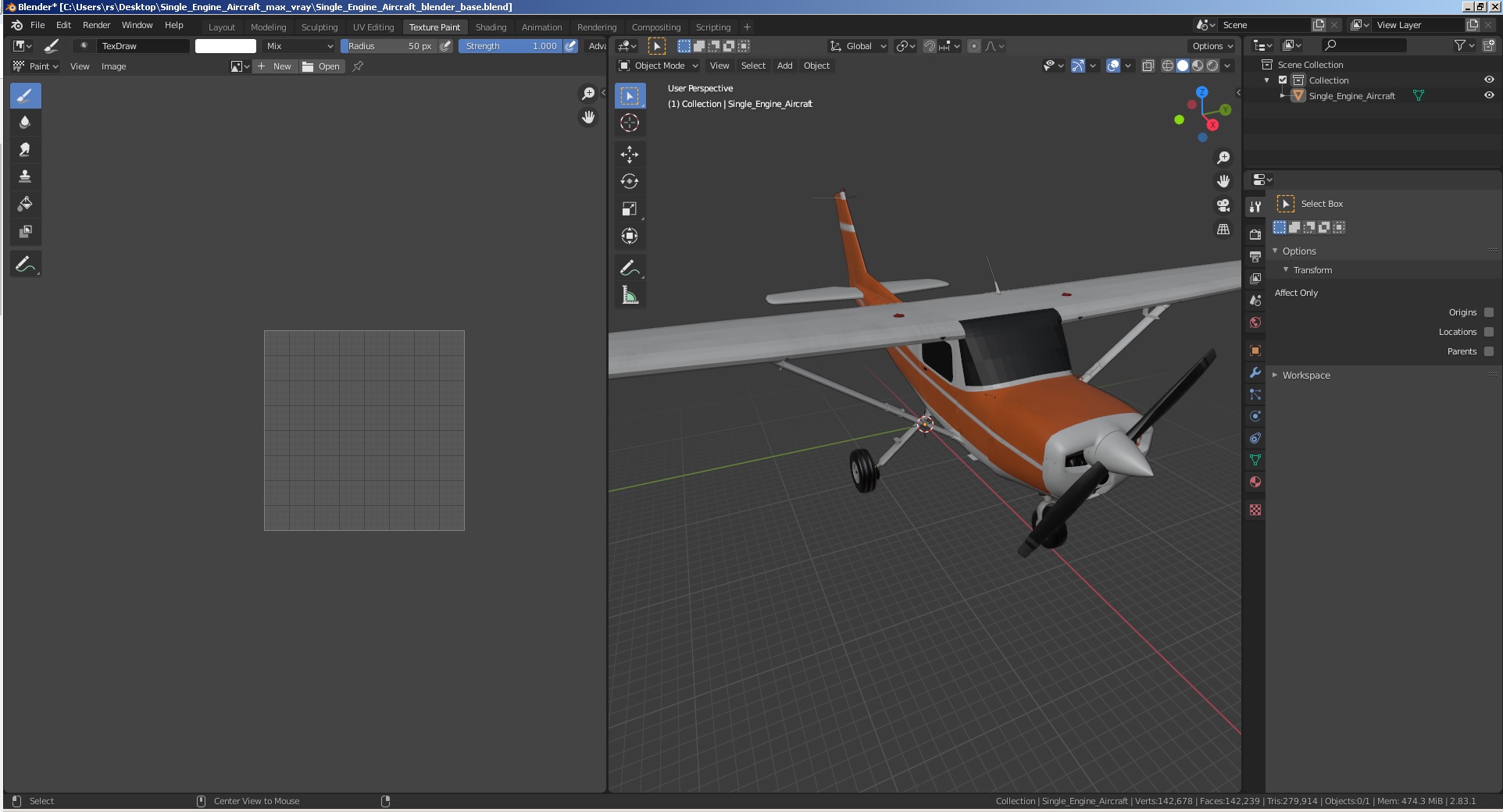 Single Engine Aircraft 3D
