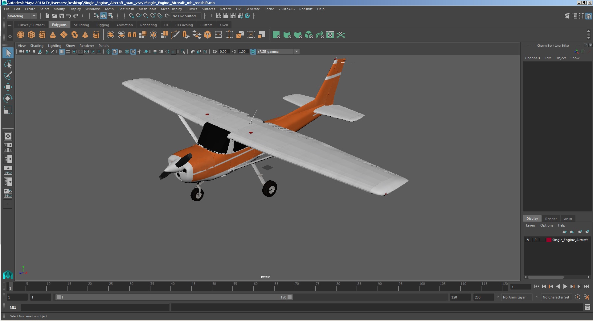 Single Engine Aircraft 3D