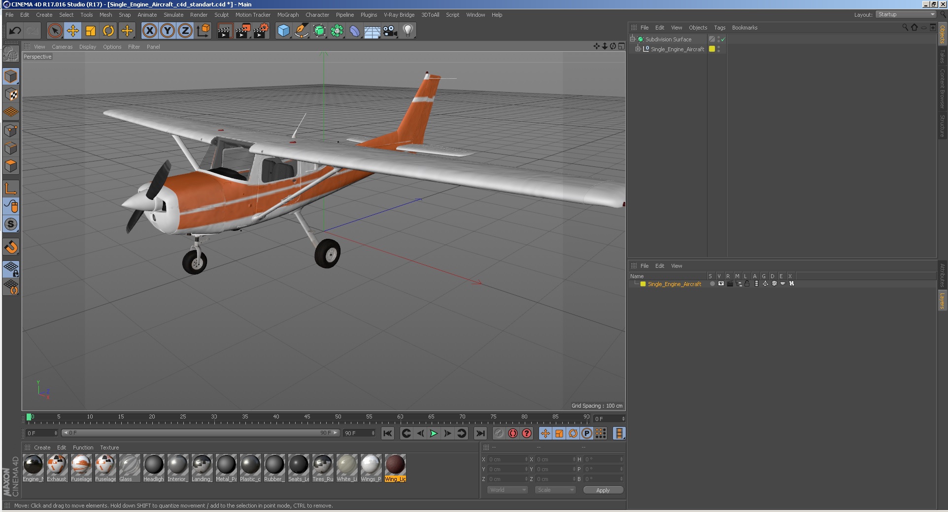 Single Engine Aircraft 3D