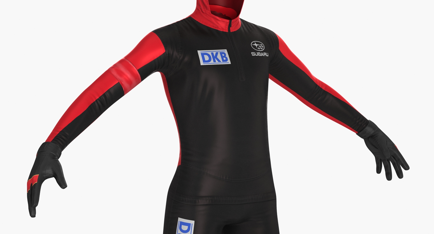 Speed Skater Suit 3D