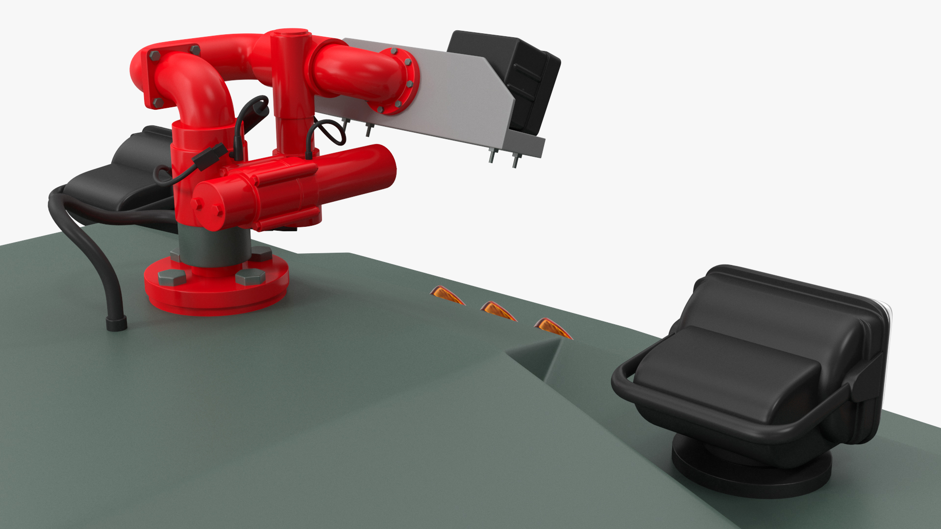 3D Riot Control Vehicle Green