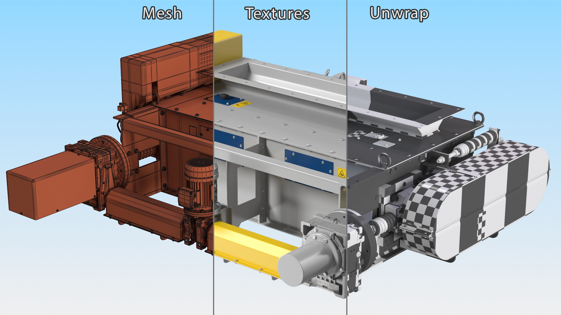 Crushing Mill Machine Fragola 3D model