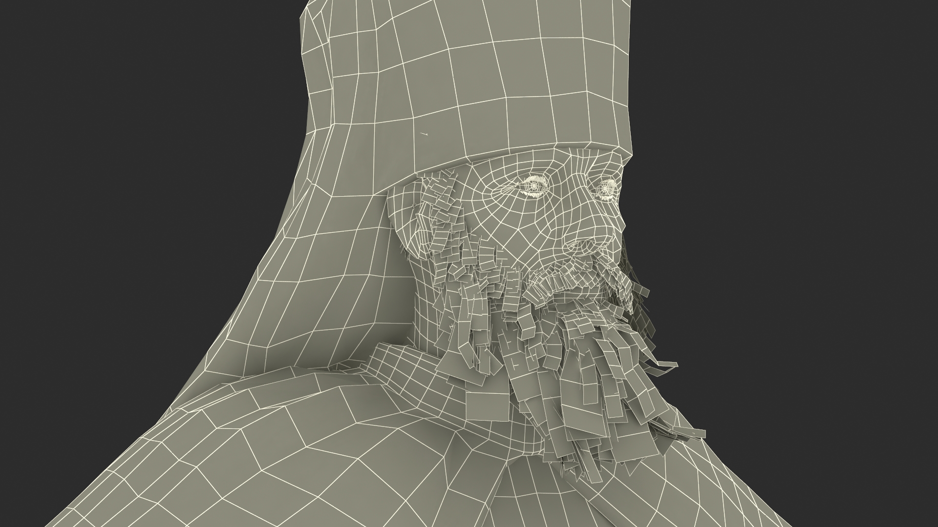 Orthodox Monk Fully Dressed Rigged 3D model