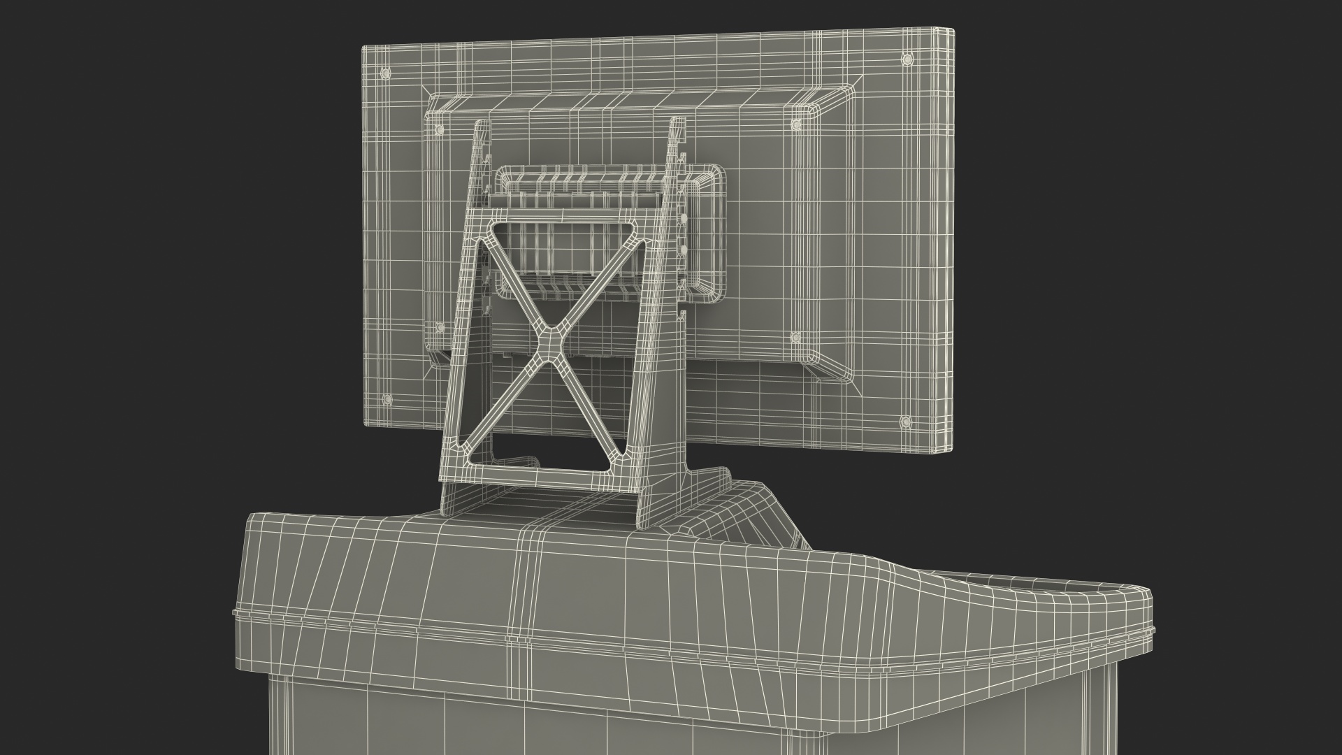 Wheel Aligner Car Equipment with Lift Rigged 3D model