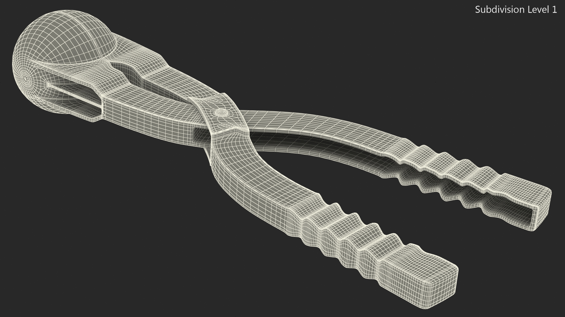Snowball Maker Clip Tool 3D model