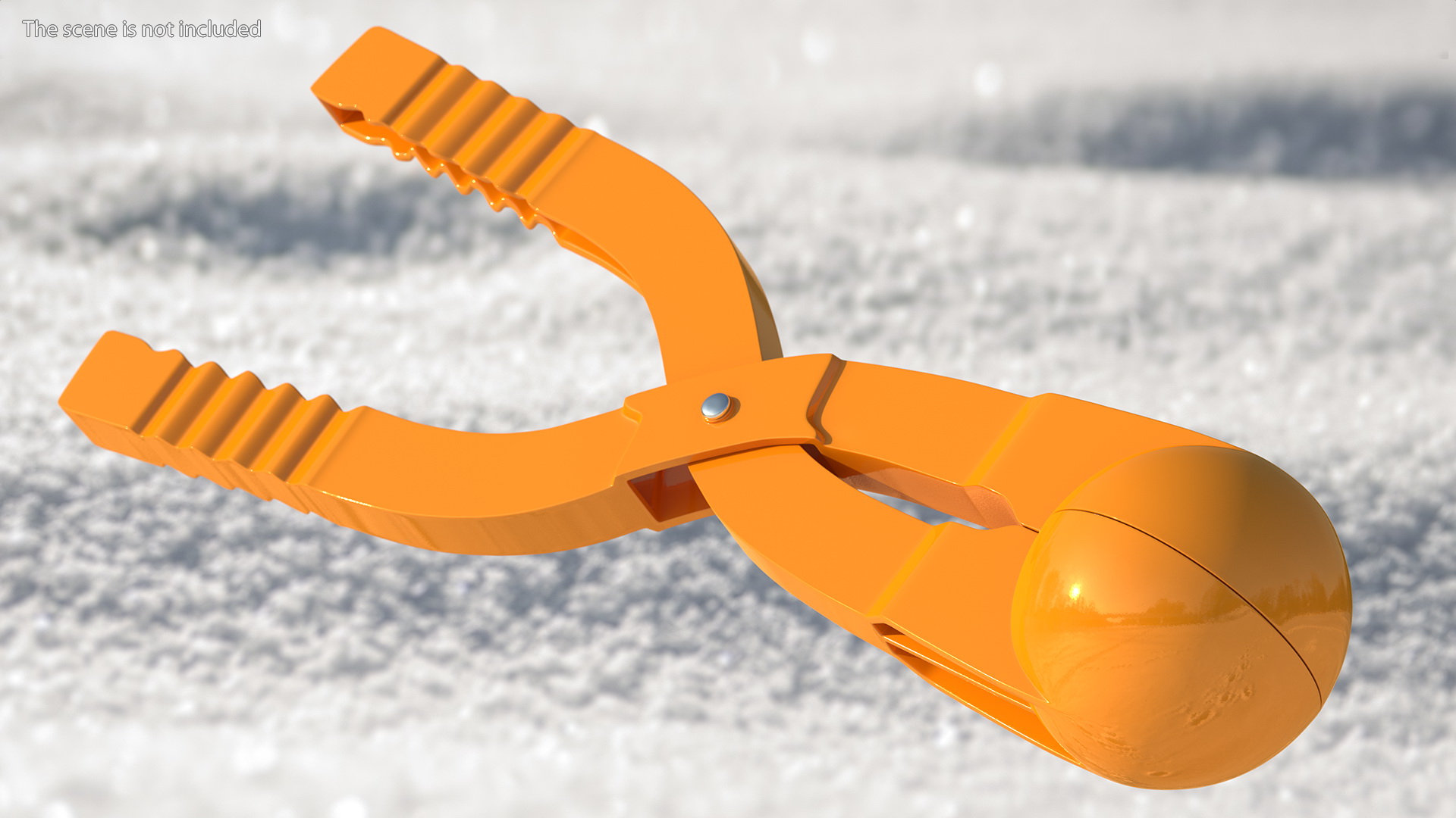 Snowball Maker Clip Tool 3D model