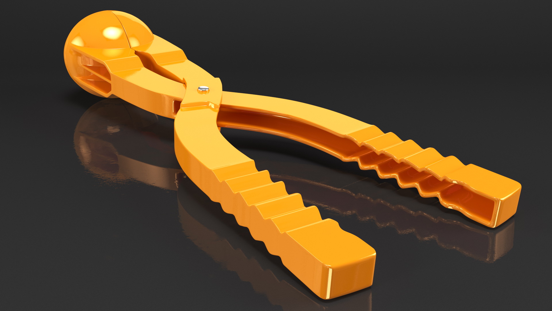 Snowball Maker Clip Tool 3D model