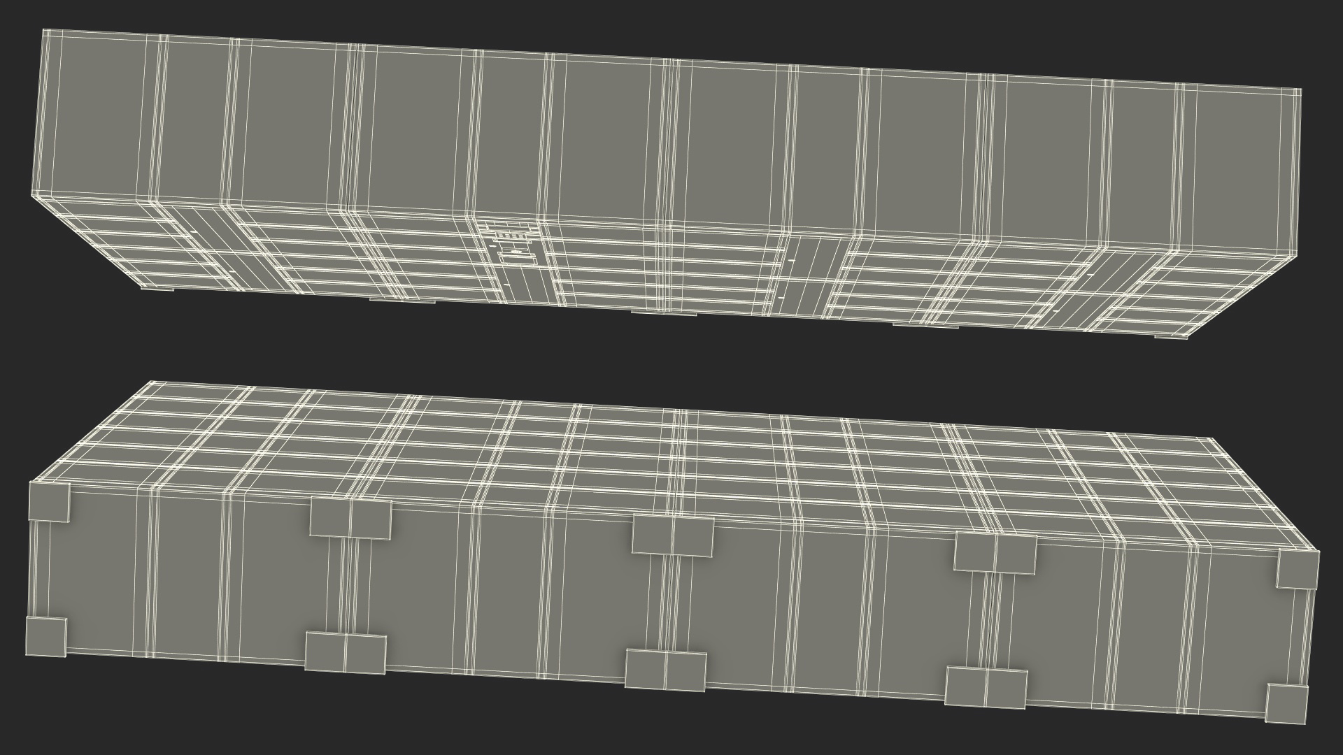3D Automatic Parcel Storage System Grey