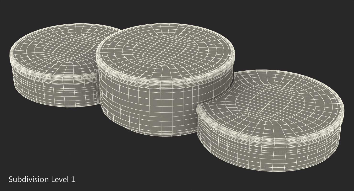 3D model Round Winners Podium