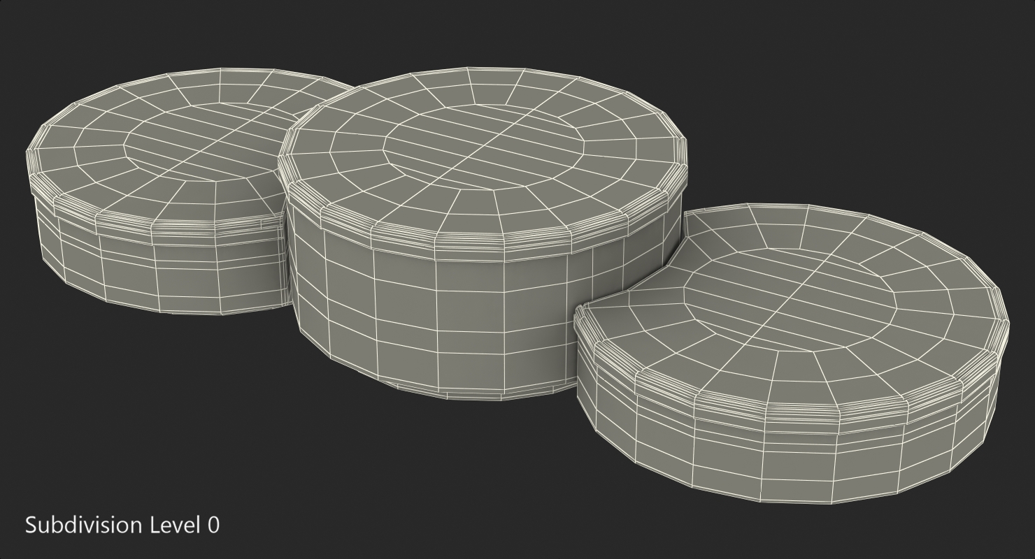 3D model Round Winners Podium