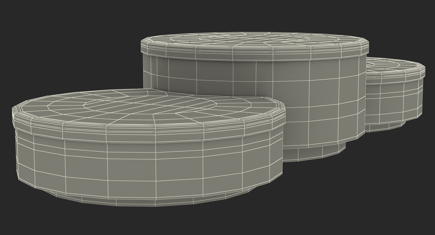 3D model Round Winners Podium