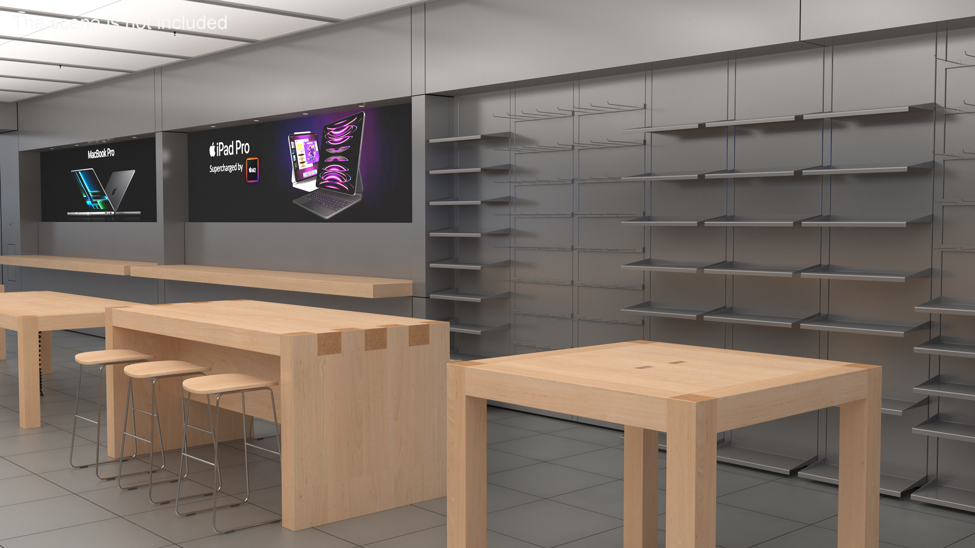 3D model Apple Store Building
