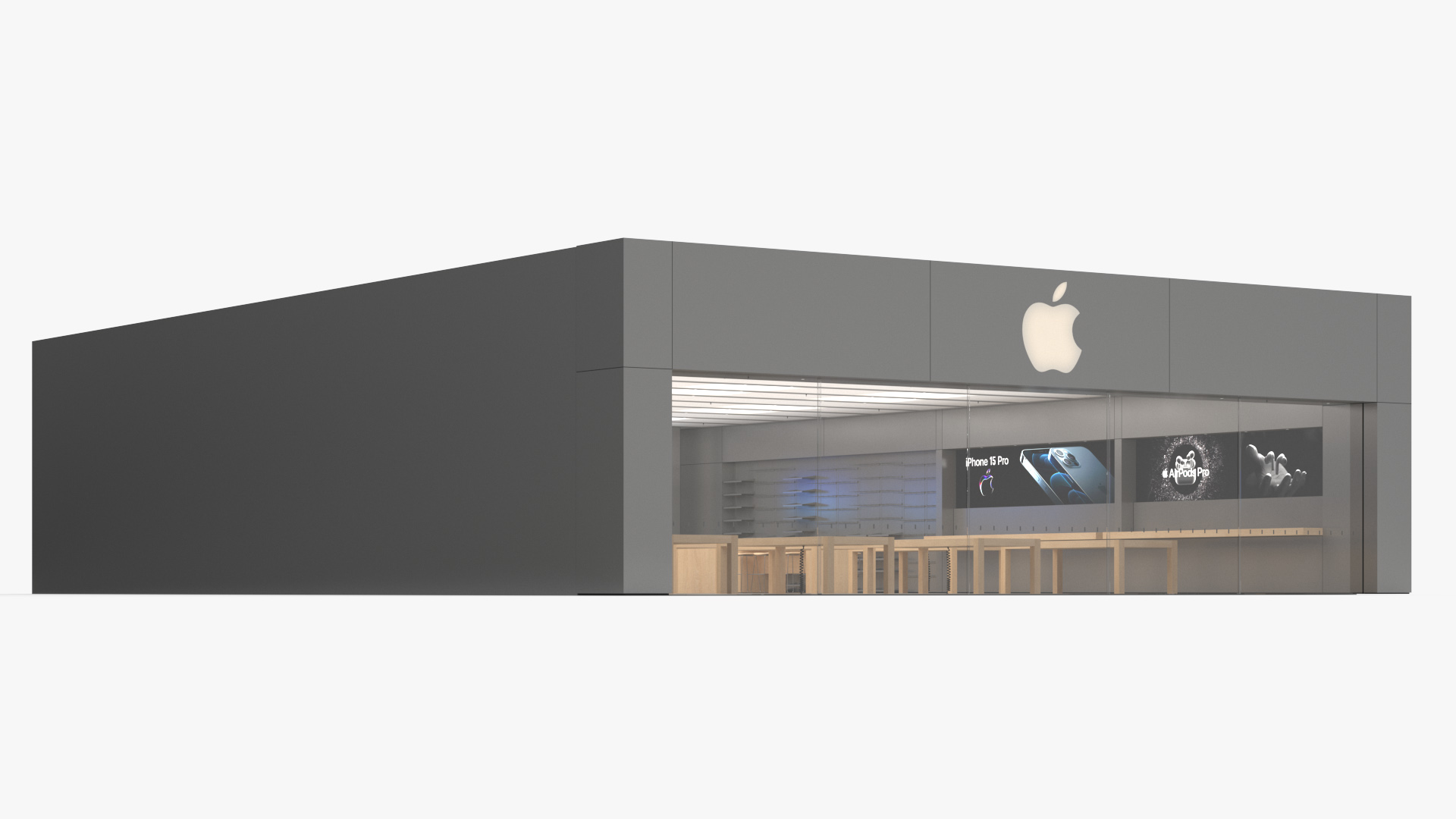 3D model Apple Store Building