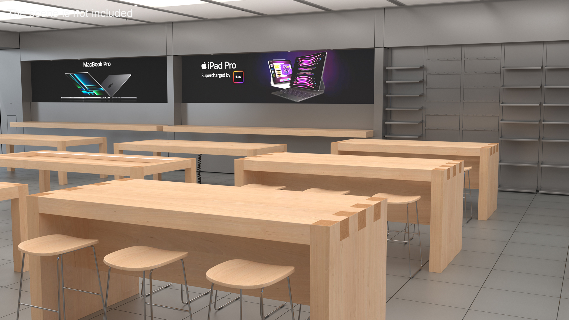 3D model Apple Store Building