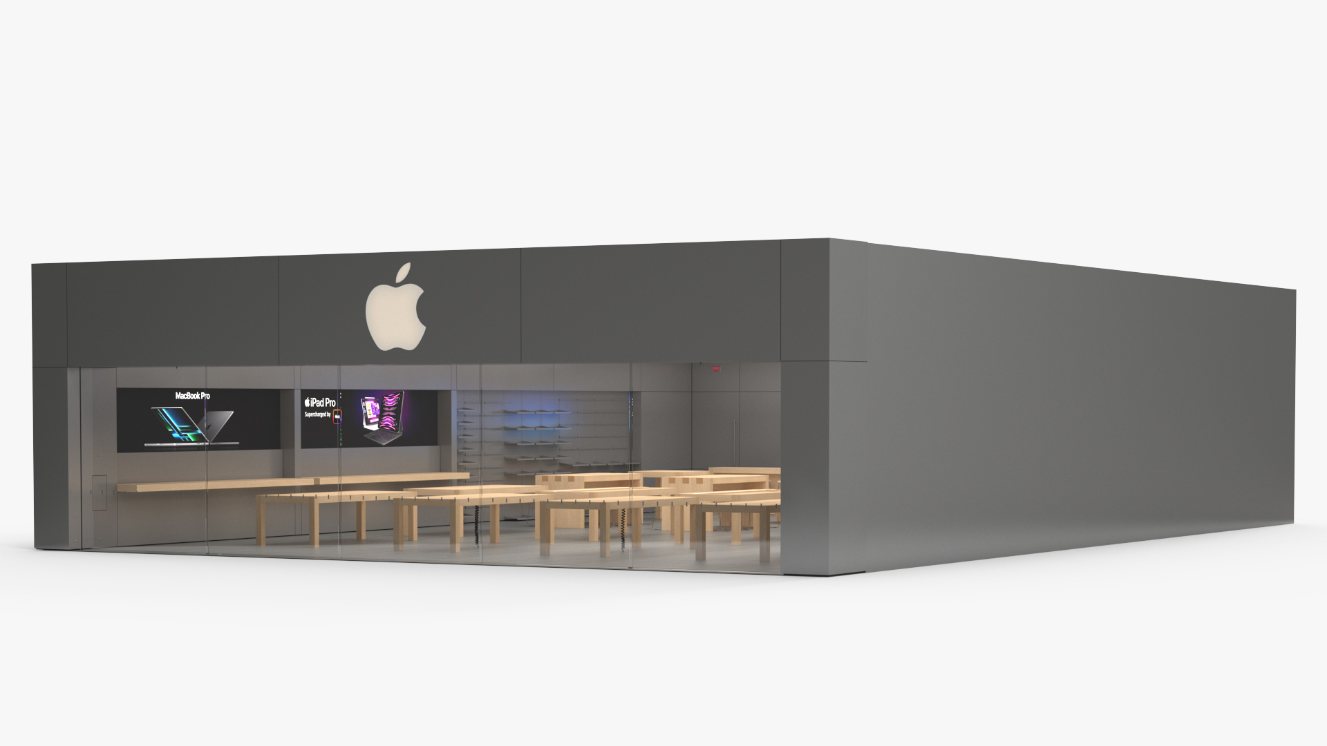 3D model Apple Store Building