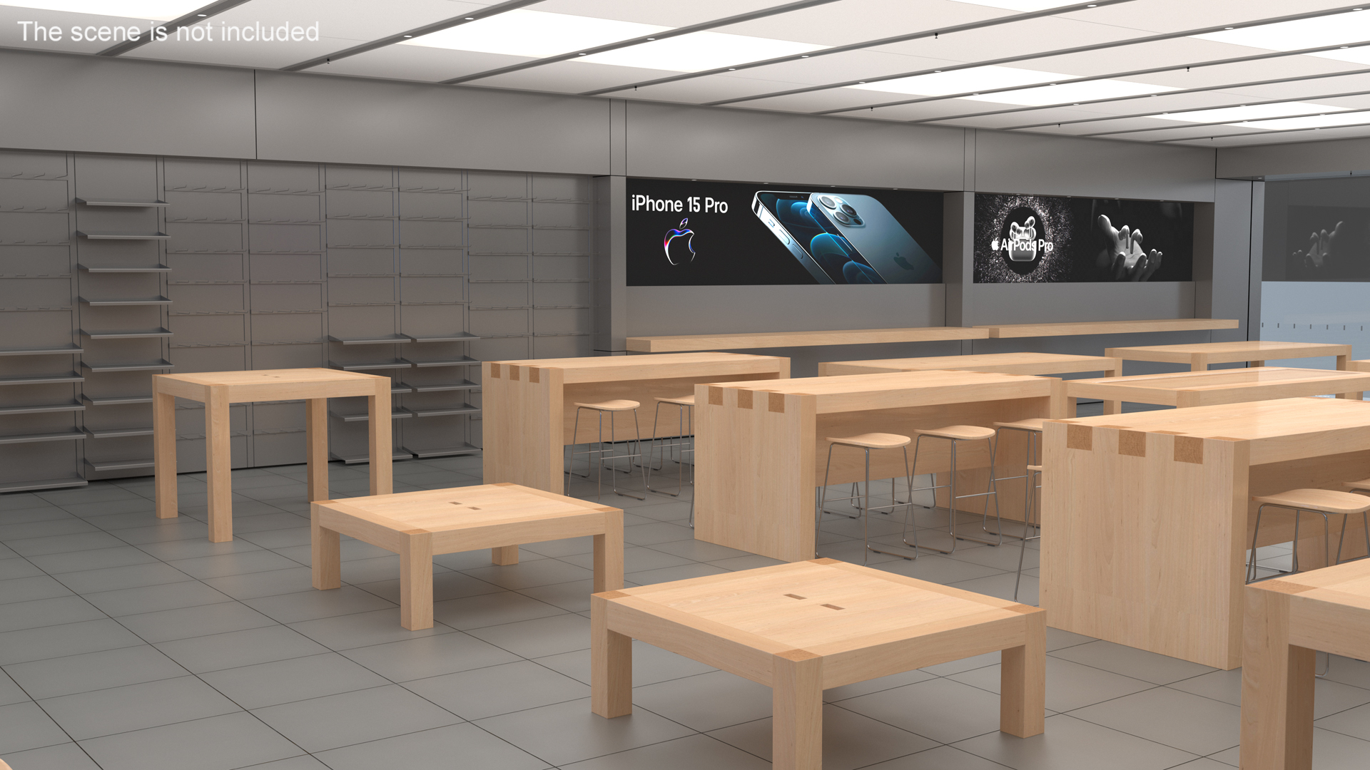3D model Apple Store Building