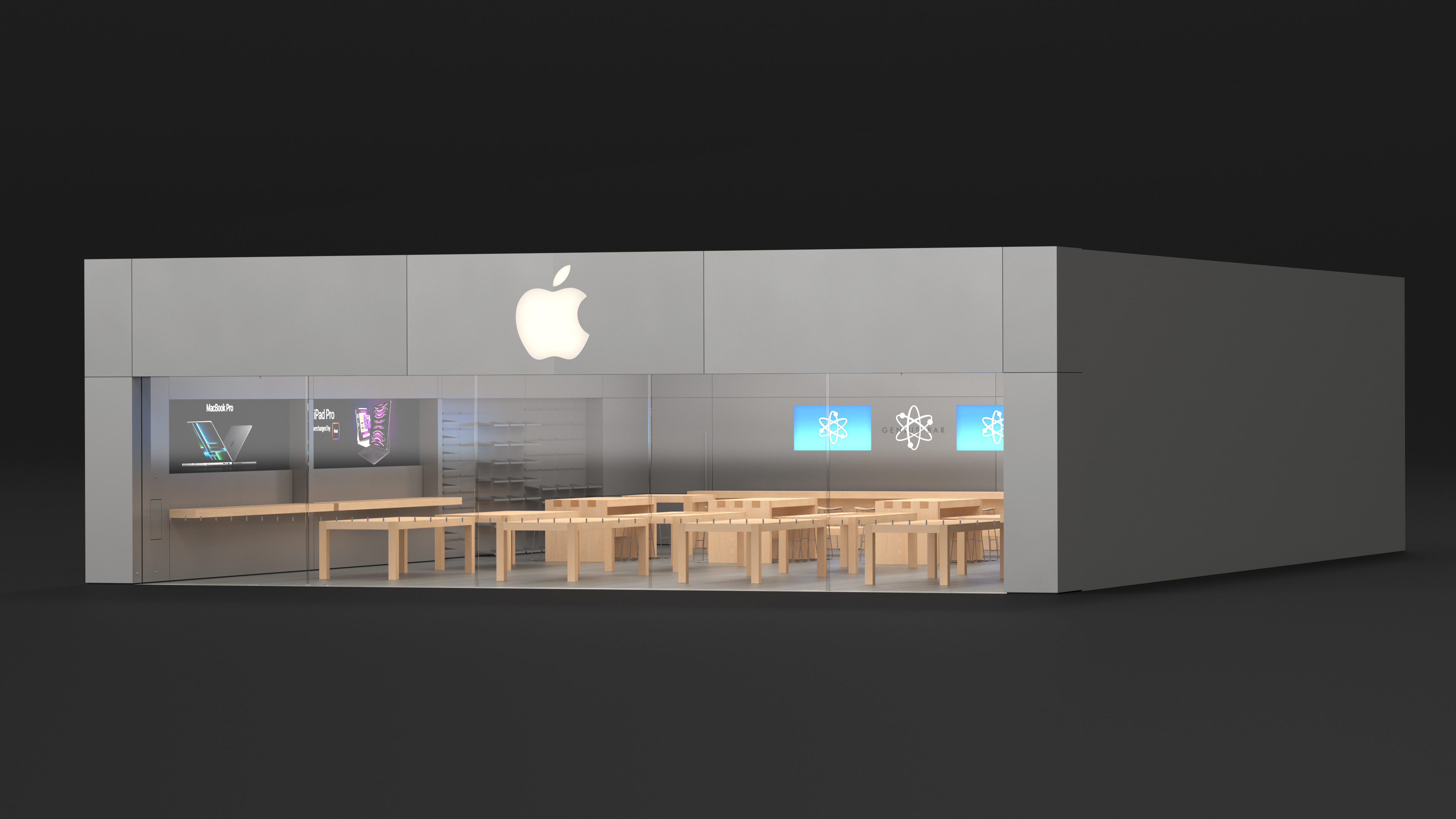3D model Apple Store Building