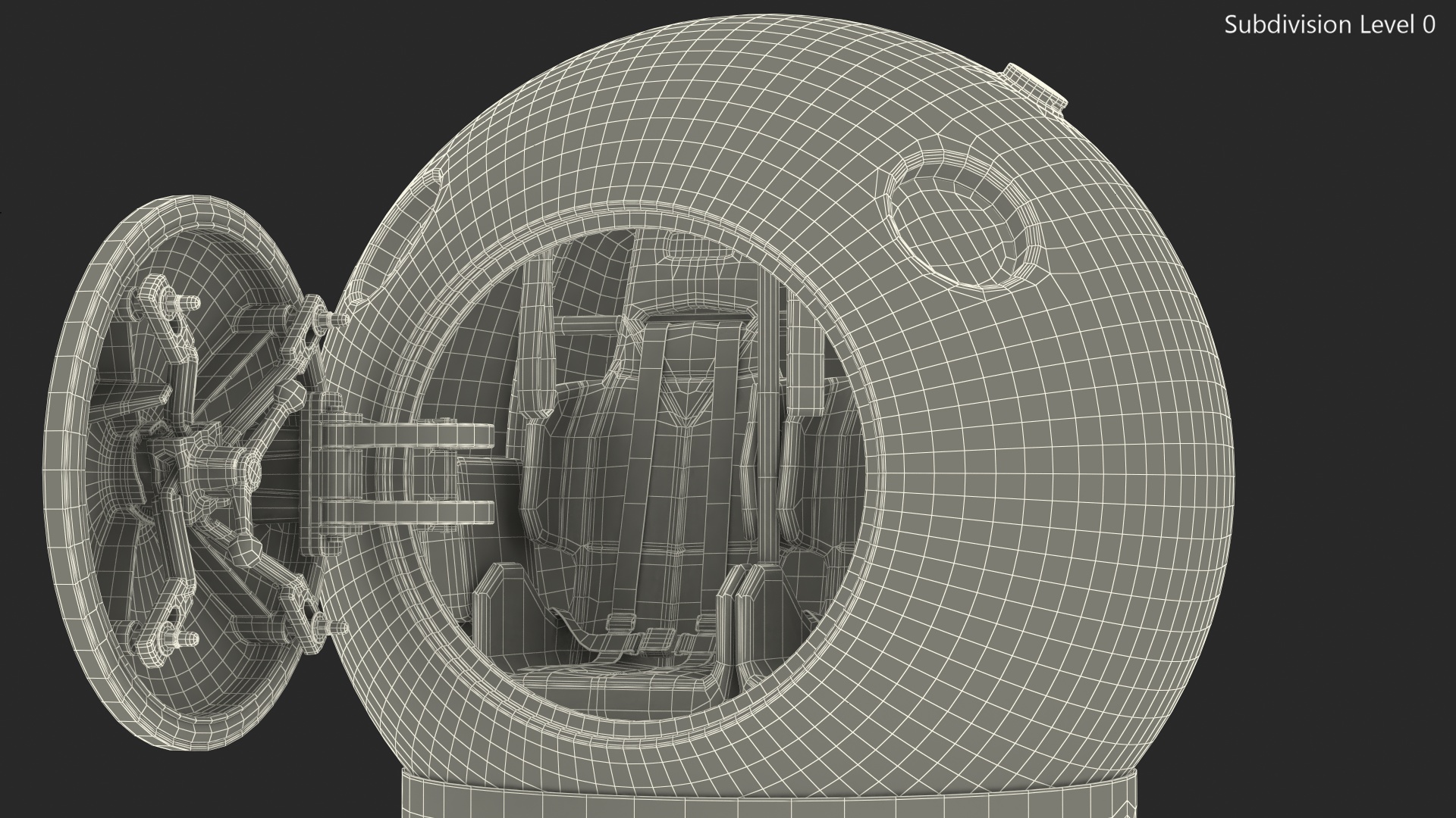 Tsunami Survival Capsule 3D model