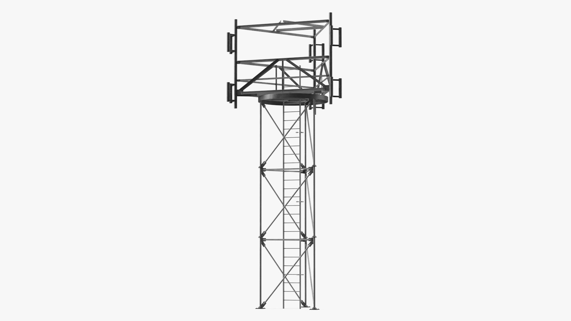 3D model Observation Tower on Roof