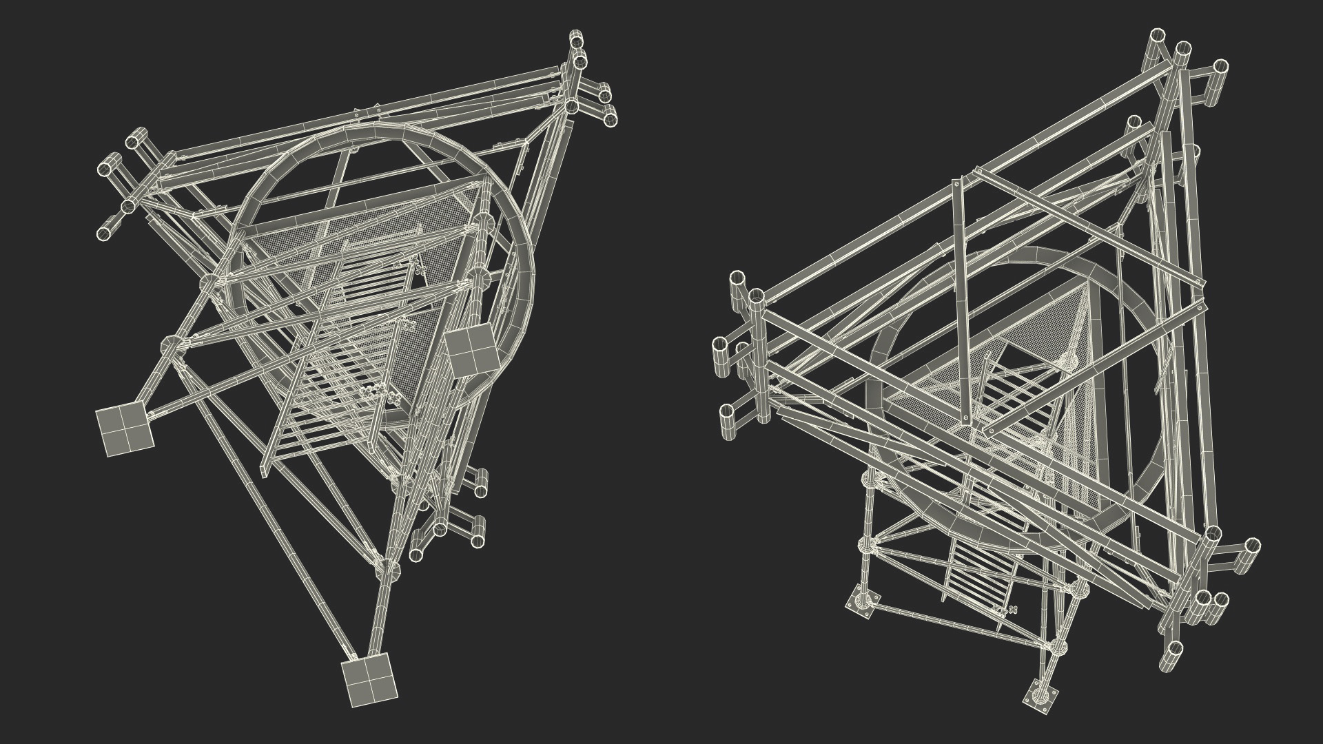 3D model Observation Tower on Roof
