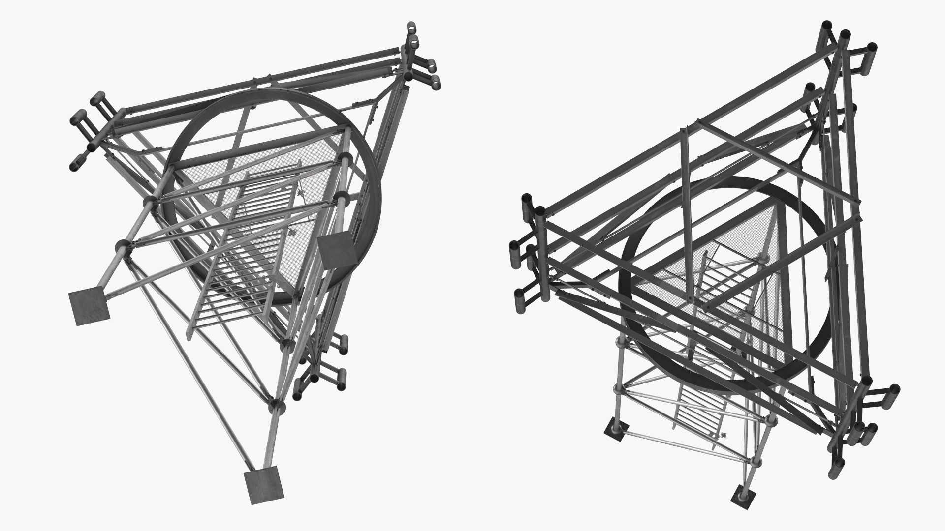 3D model Observation Tower on Roof