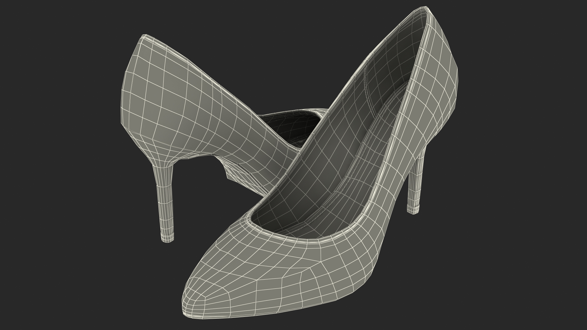 Katy Perry Red Glitter Sissy Pumps 3D model