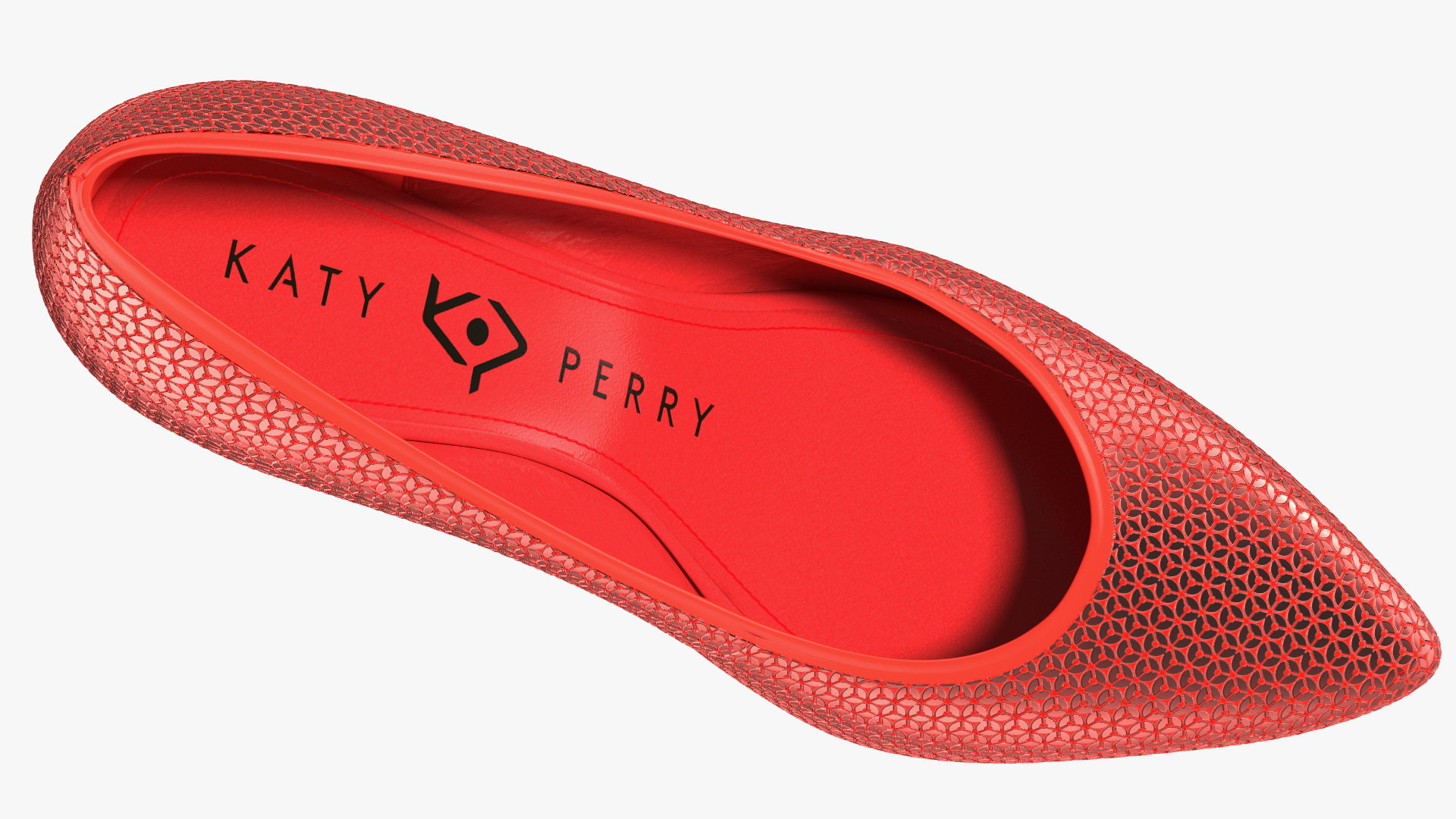 Katy Perry Red Glitter Sissy Pumps 3D model