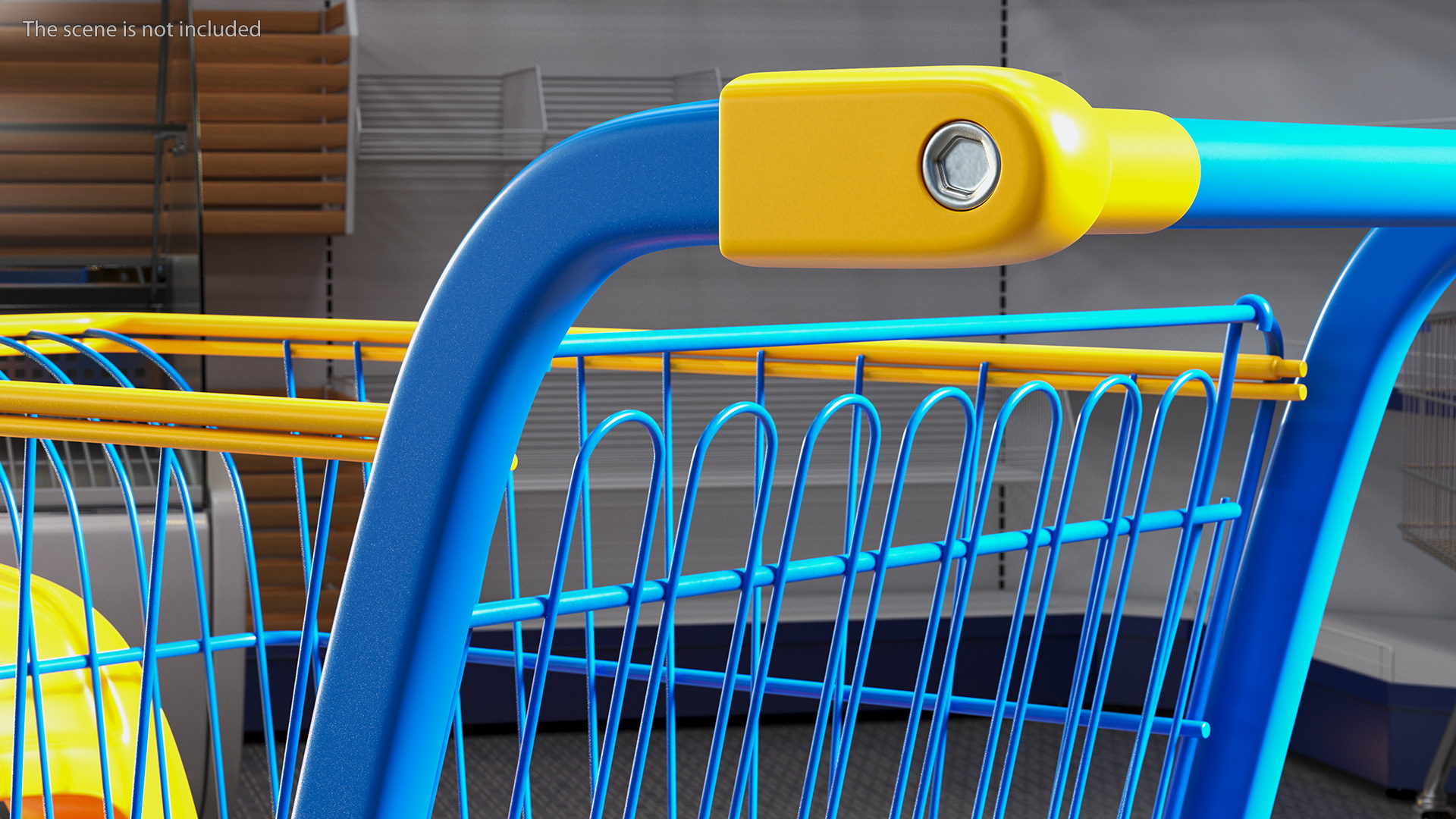 3D Supermarket Toy Car Shopping Trolley