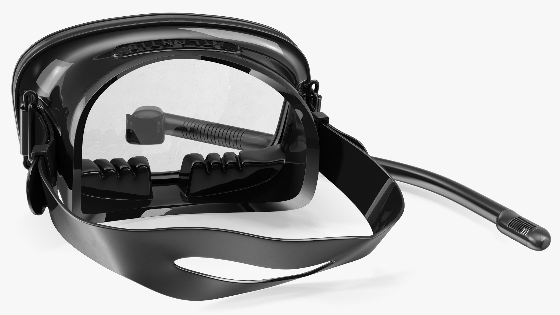 Scuba Diving Mask and Snorkel 3D model