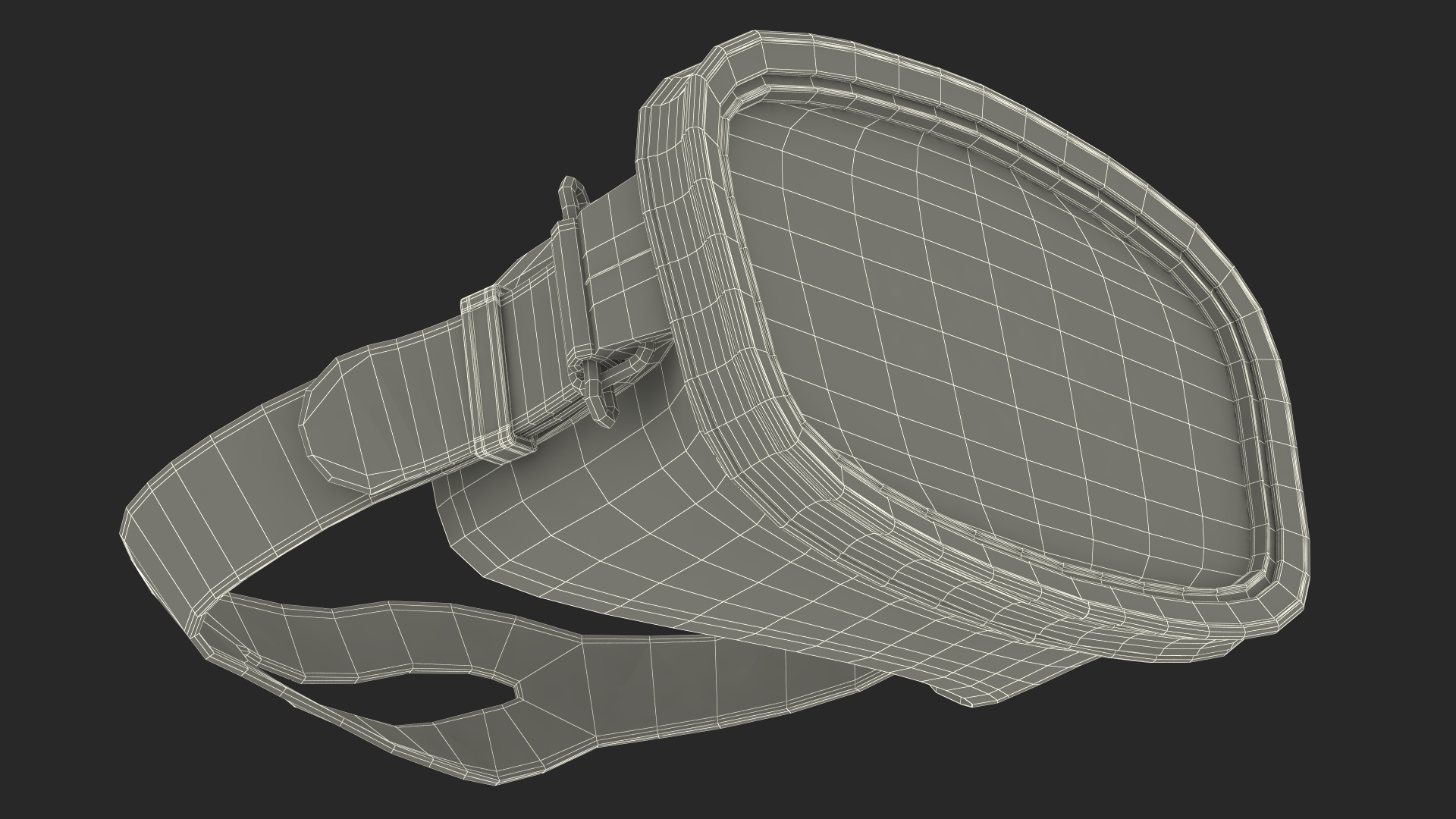 Scuba Diving Mask and Snorkel 3D model