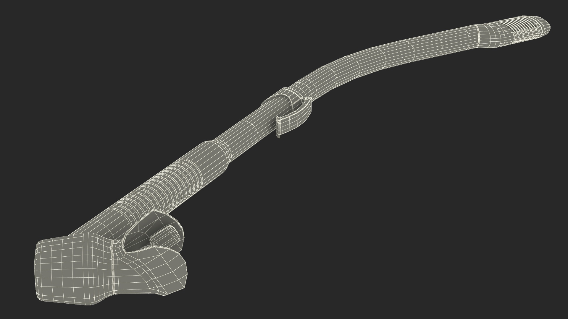 Scuba Diving Mask and Snorkel 3D model