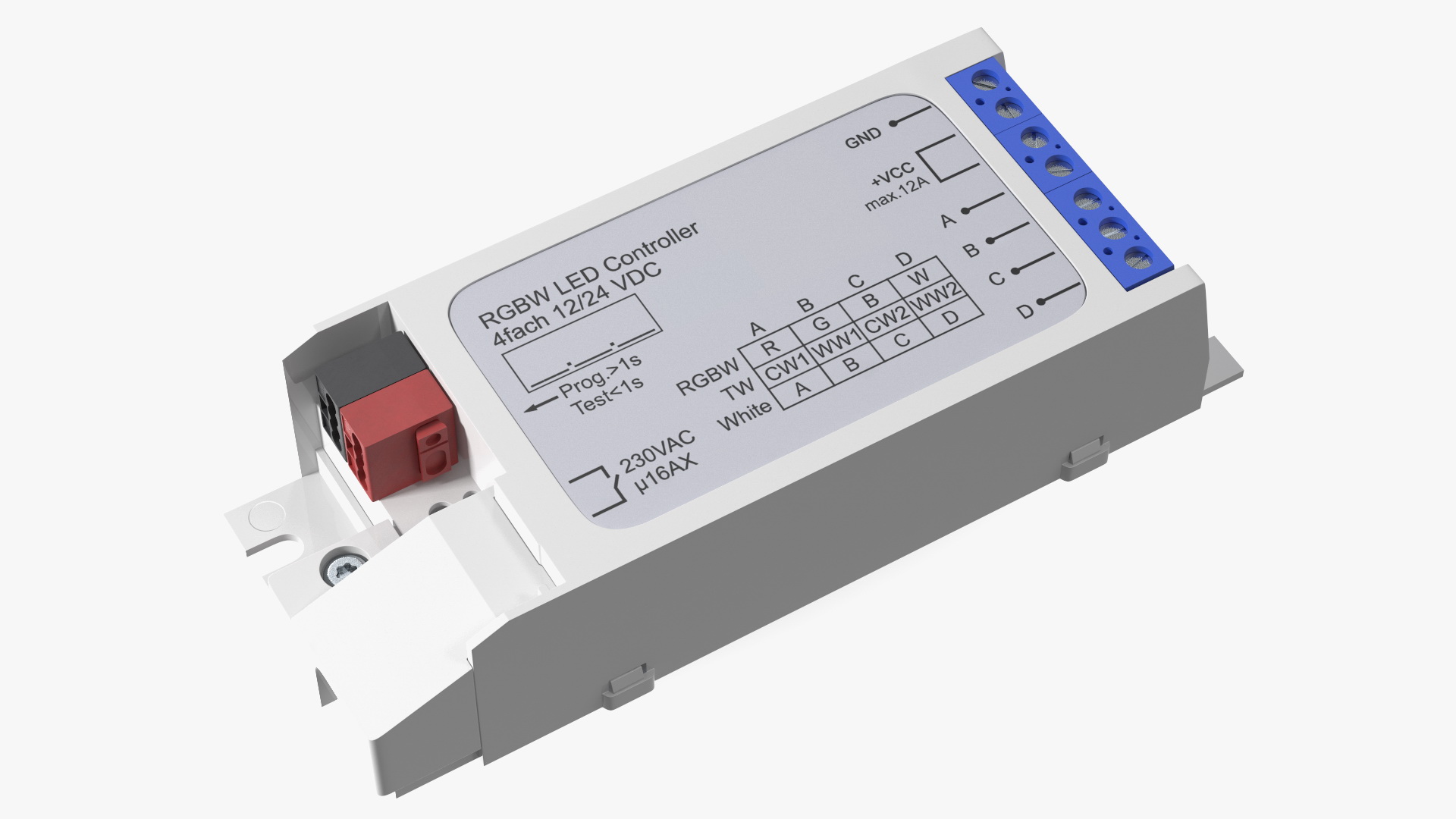 RGBW LED Stripes Controller 3D