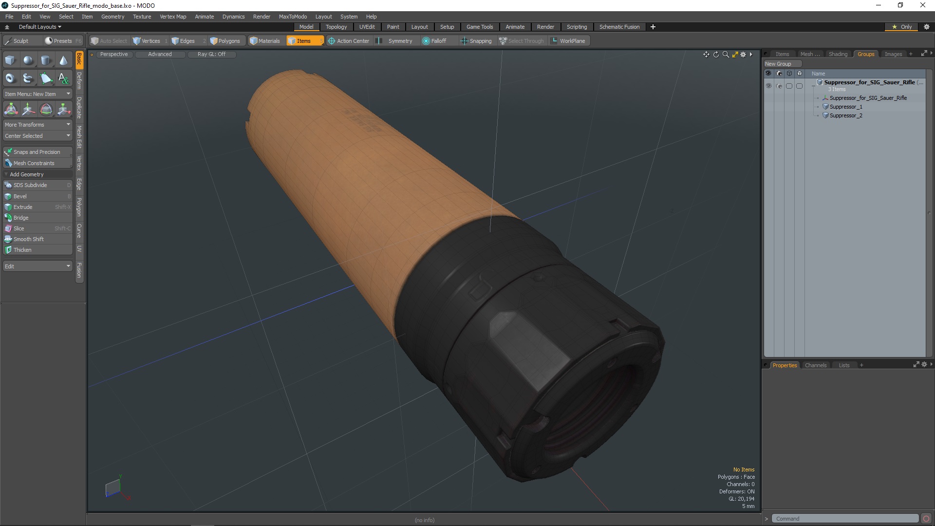 3D model Suppressor for SIG Sauer Rifle